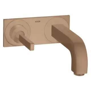 Axor Citterio Смеситель для раковины 160, встраиваемый, излив: 16см., цвет: шлифованное красное золото
