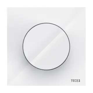 TECEflushpoint Панель смыва пневмо, 1 клавиша, квадратная, цвет: белый