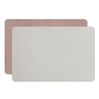 ADJ Прямоугольный плейсмат, 45x30 см., цвет: устричный/пепельная роза