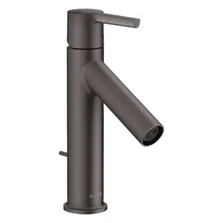 Axor Starck Смеситель для раковины 100, на 1 отв., с донным клапаном, цвет: шлифованный черный хром