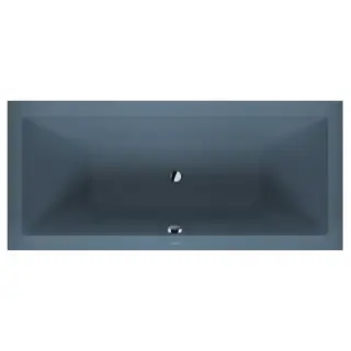 Duravit Vitrium Ванна встраиваемая 180x80cм, с ножками, с2 наклонами для спины, прямоугольная, цвет: синий матовый