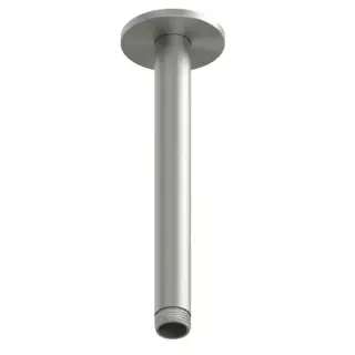 QuadroDesign Держатель верхнего душа, потолочный 20см., цвет: brushed stainless steel