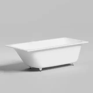 Salini Orlanda kit Встраиваемая ванна 170х80х60см, сифон, щелевой слив-перелив, материал: S-Sense, цвет: белый матовый