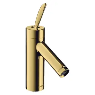 Axor Starck Cмеситель для раковины, на 1 отв, с донным клапаном, цвет: полированное золото