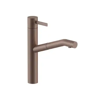 Fantini AF/21 Смеситель для раковины, 1 отв., излив: 217 мм, цвет: Matt Copper PVD