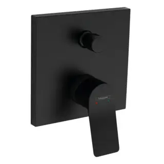 Hansgrohe Vivenis Смеситель для ванны, встраиваемый, цвет: черный матовый