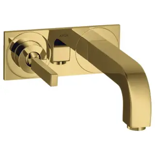 Axor Citterio Смеситель для раковины 160, встраиваемый, излив: 16см., цвет: полированное золото