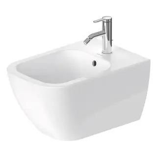 Duravit Happy D.2 Биде подвесное с 1 отв под смеситель, с креплением, цвет: белый