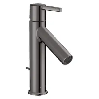 Axor Starck Смеситель для раковины 100, на 1 отв., с донным клапаном, цвет: полированный черный хром