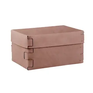 ADJ Коробка Snob, 25x15xH13,5 см., цвет: пепельная роза/устричный