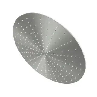 QuadroDesign Верхний душ, 30см., цвет: brushed stainless steel