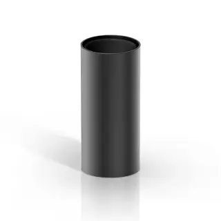 Decor Walther MK SMB Стакан настольный, цвет: черный матовый/черный