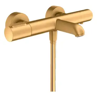 Axor Citterio M Cмеситель для ванны, настенный, термостатический, цвет: шлифованное золото