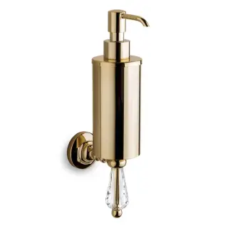 3SC Boheme Дозатор для жидкого мыла, подвесной, цвет: золото 24к. Lucido