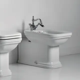 Kerasan Waldorf Биде напольное пристенное удлиненное 