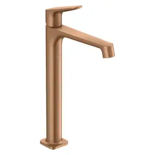 Axor Citterio M Смеситель для раковины, на  1 отв., высокий, цвет: шлифованная бронза