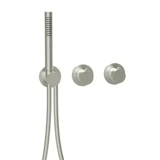 Almar Смеситель для душа, встраиваемый, с ручным душем, на 2-3 источника, цвет: Nichel Brushed