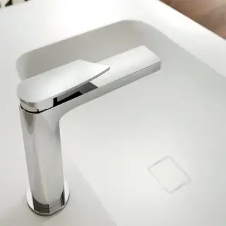 Gattoni Soffio Смеситель для раковины однорычажный, излив 120 см, цвет: хром