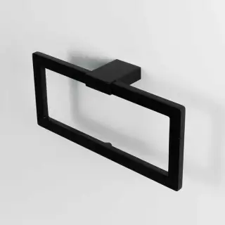 Colombo MiniQ Полотенцедержатель кольцо, цвет: чёрный матовый