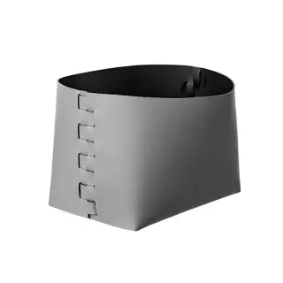 ADJ Корзина Helena, 35x30xH26 см., цвет: серый/черный