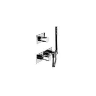 Fantini Milano Встраиваемый смеситель для душа, термостатический, цвет: матовая натуральная сталь