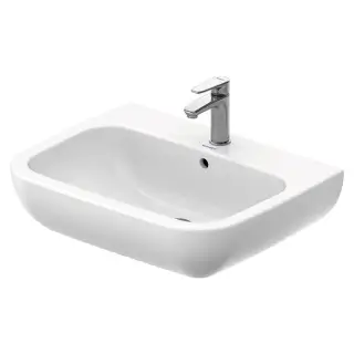 Duravit D-Code Раковина с перел., с 1 отв. под смес., 65х50см., цвет: белый