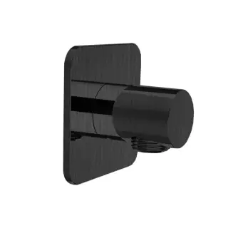 Almar Вывод из стены для душевой лейки, цвет: черный металл брашированный PVD