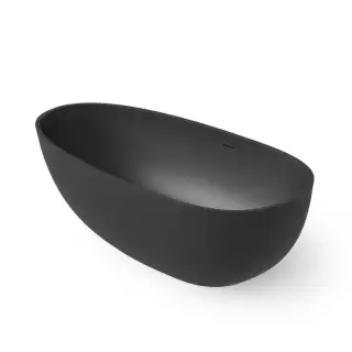 Dea Design Modern Ванна 180x90x57см., отдельностоящая, Solid Surface, цвет: Black №16