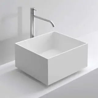 NOORTH milldue edition Раковина 45х38х21 см, без отв., накладная, цвет: белый