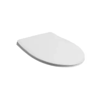Simas Lft Spazio Сиденье для унитаза SLIM, с микролифтом, цвет: белый/хром