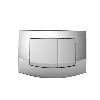 TECEambia Панель смыва с двумя клавишами, цвет: хром глянец/хром матовый