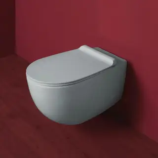 Simas Vignoni Унитаз подвесной безободковый 56x36.5см, цвет: tela matt