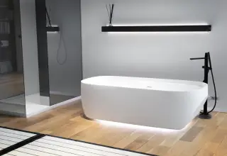 Ванна Antonio Lupi Sled SLED+LED Flumood Bianco