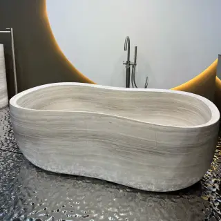 Отдельностоящая ванна Dea Design Milano DD1560.1700.SS цвет-STONE SILK