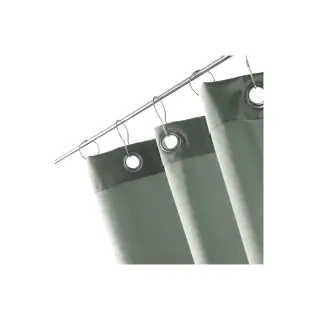 Шторка для ванной 180*200, тростниковый серый