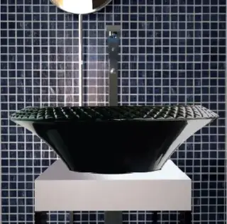 Раковина Glass Design Konka KONKAPL30 teknoform, цвет - черный