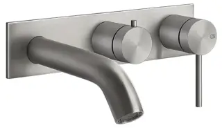 Смеситель для раковины Gessi BATH316 54136#239 Steel Brushed