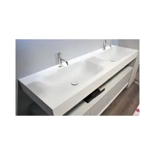 Раковина Antonio Lupi SEGNO CRS54.240 + 2 SEGNO72 кориан, белый