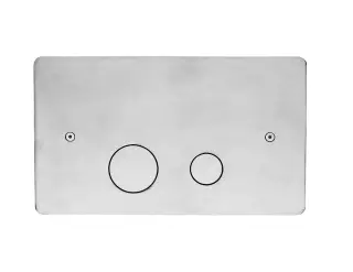 Клавиша двойного смыва для бачка Tece 25*h16, сталь