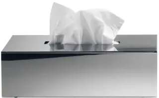 Контейнер для салфеток Decor Walther KB 95 0844676 сталь матовая