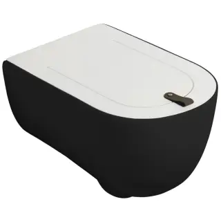 Унитаз Art Ceram THE ONE THV001.17;00 черный матовый