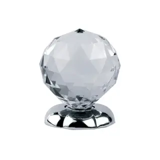 Вентиль Jorger FLORALE CRYSTAL 600.10.340.000-11 хром, хрусталь прозрачный