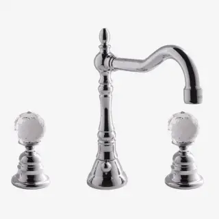 Смеситель для раковины Carlo Frattini Elizabeth Chic F5081CCR хром/хрусталь
