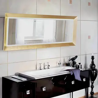 Зеркало для ванной BURGBAD Elysee SIGB140 F1004 черный глянец (F1004)