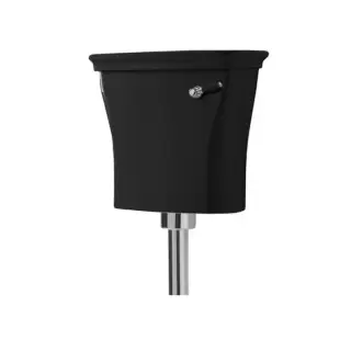 Бачок низкий 44*39h черный блестящий