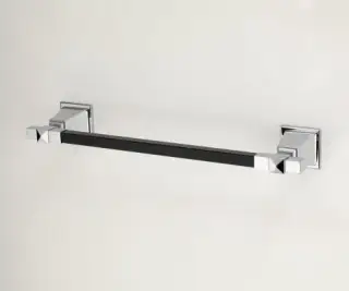 Держатель для полотенец Devon&Devon Time black TM309CRBL хром / черный