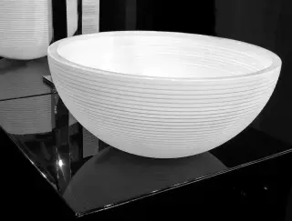 Раковина Glass Design Globo GLOBO34B0 стекло белое матовое