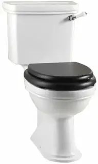 Унитаз Devon&Devon ROSE IBWCROSE+3IBSEWENCLACR+IBCMROSE+IBBATTROSE+IB1042CPM белый, сиденье-массив дуб темный/хром, ручка- хром/белый