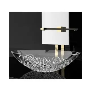Раковина Glass Design Ice oval ICEOVT01 стекло прозрачное