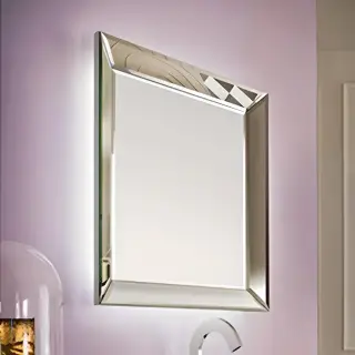 Зеркало для ванной Arbi TRAY S138 led алюминий